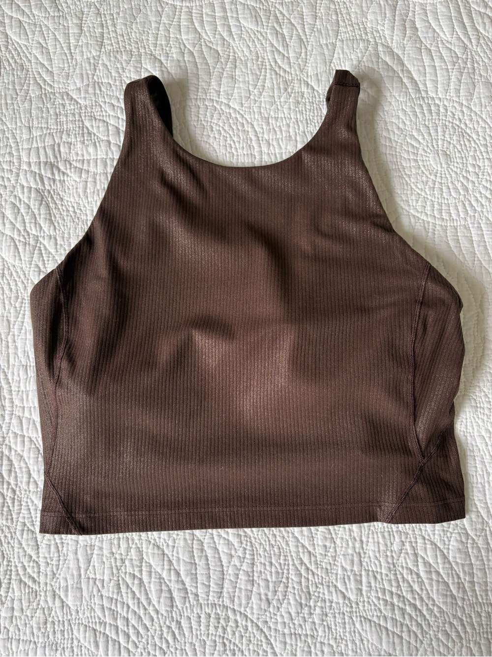 Lululemon Align Ribbed High-Neck Tank Top *Shine*